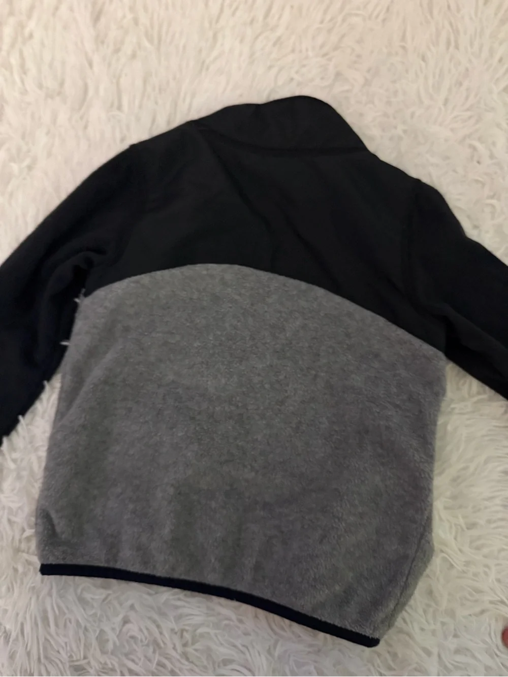 Carter's Toddler 5T Gray Black Full Zip Fleece Jacket Coat